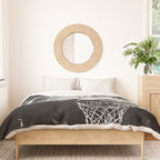 Black And White Basketball Art Duvet Cover Gallery Image 3