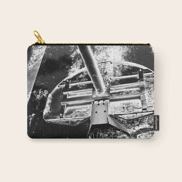 Black And White Basketball Art Carry All Pouch Gallery Image 1