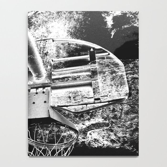 Black And White Basketball Art Notebook Gallery Image 4