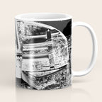 Black And White Basketball Art Coffee Mug Gallery Image 1