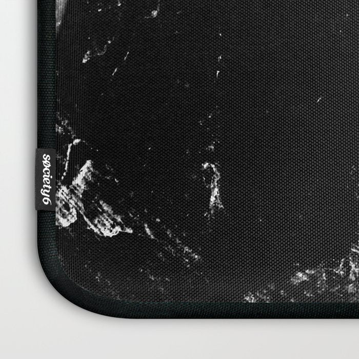 Black And White Basketball Art Laptop Sleeve Gallery Image 3