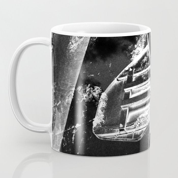 Black And White Basketball Art Coffee Mug Gallery Image 3