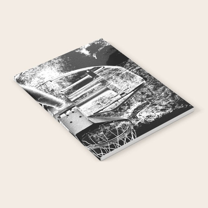 Black And White Basketball Art Notebook Gallery Image 2