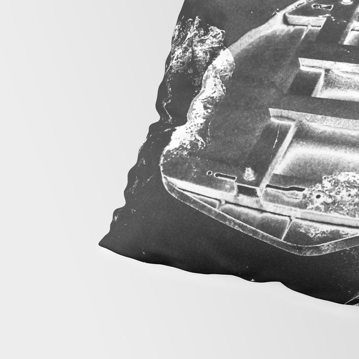 Black And White Basketball Art Pillow Sham Gallery Image 4