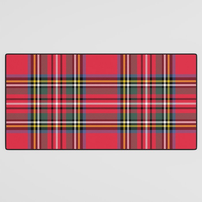 Red Tartan Desk Mat Gallery Image 3