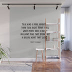 To Be Kind Is More Important... F. Scott Fitzgerald Quote Wall Mural Gallery Image 1