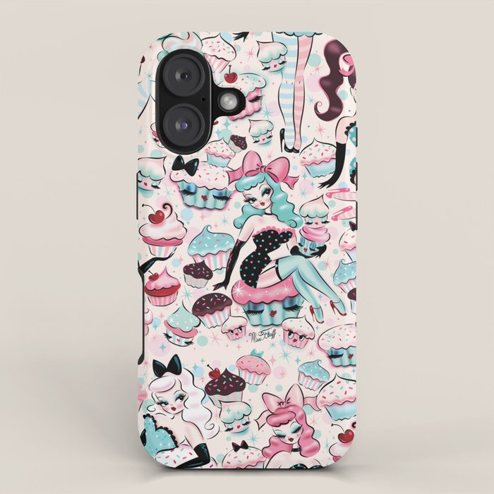Cupcake Dolls Pattern iPhone Case Gallery Image 1