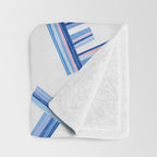 Cast Your Vote | Hand-Lettered Pattern in White Throw Blanket Gallery Image 3