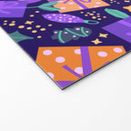 Christmas pattern in purple Welcome Mat Gallery Image 2