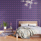 Christmas pattern in purple Wallpaper Gallery Image 3