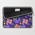 Christmas pattern in purple Laptop Sleeve Gallery Image 2