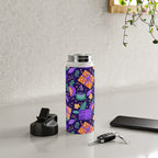 Christmas pattern in purple Water Bottle Gallery Image 4