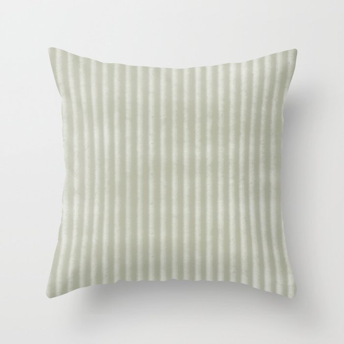 Ribbed (Sage) Throw Pillow Gallery Image 6