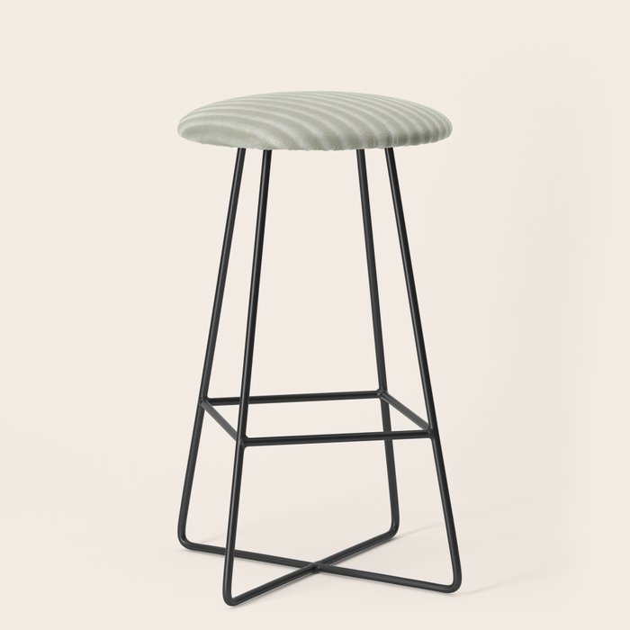 Ribbed (Sage) Stool Gallery Image 1