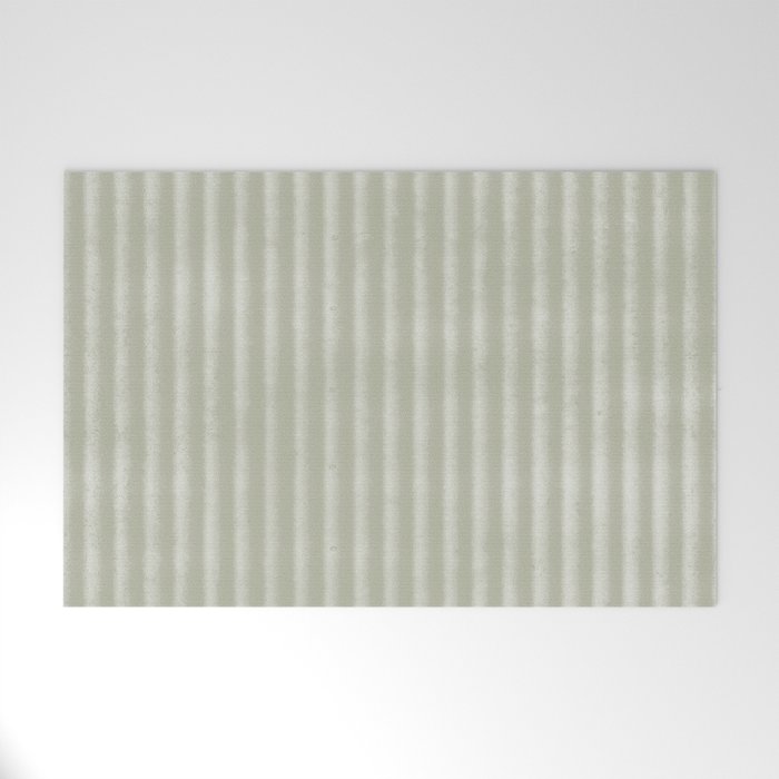 Ribbed (Sage) Welcome Mat Gallery Image 1
