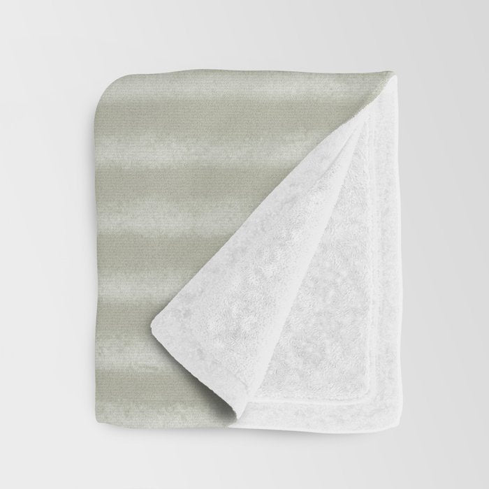 Ribbed (Sage) Throw Blanket Gallery Image 3