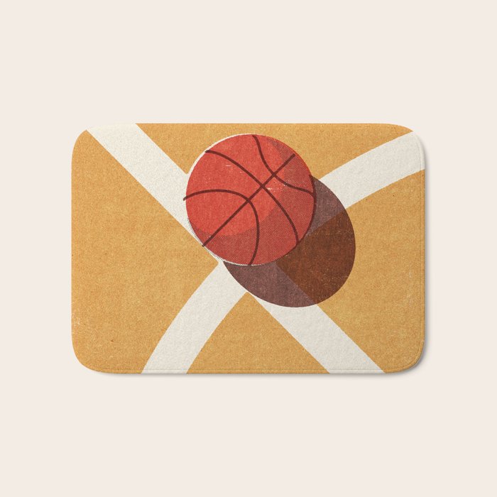 BALLS / Basketball (Indoor) Bath Mat Gallery Image 1