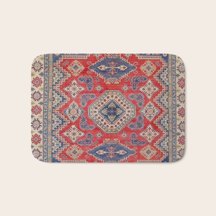 Precious Labryrinth Kazak Persian Handmade Rugs  Bath Mat Gallery Image 1