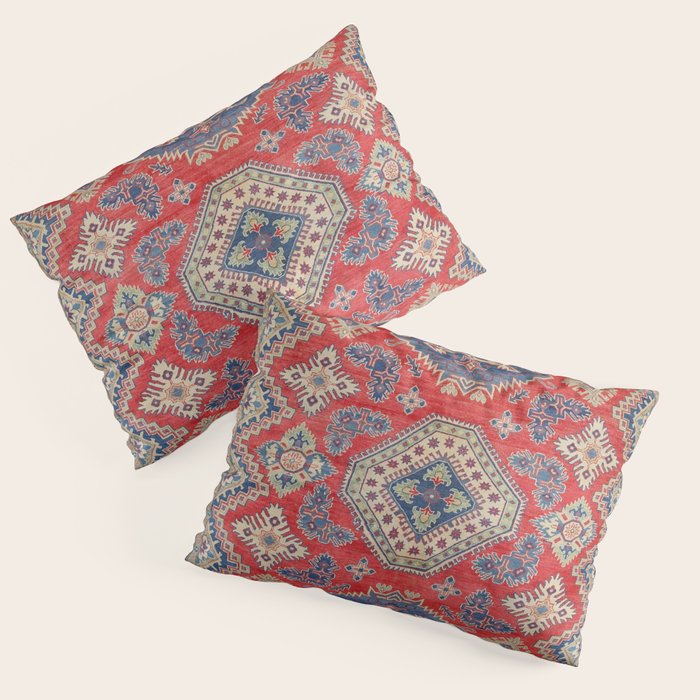 Precious Labryrinth Kazak Persian Handmade Rugs  Pillow Sham Gallery Image 3