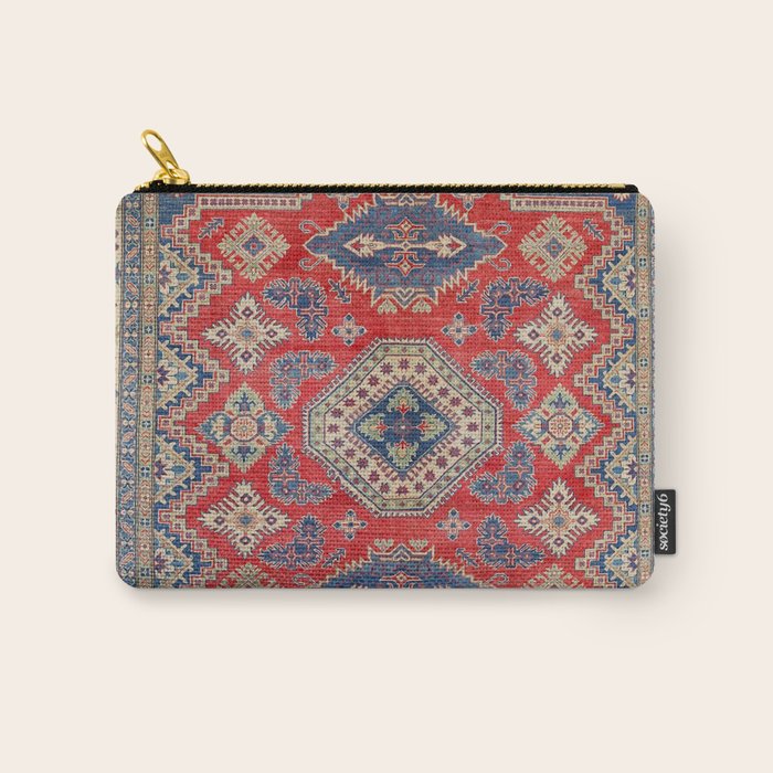 Precious Labryrinth Kazak Persian Handmade Rugs  Carry All Pouch Gallery Image 1