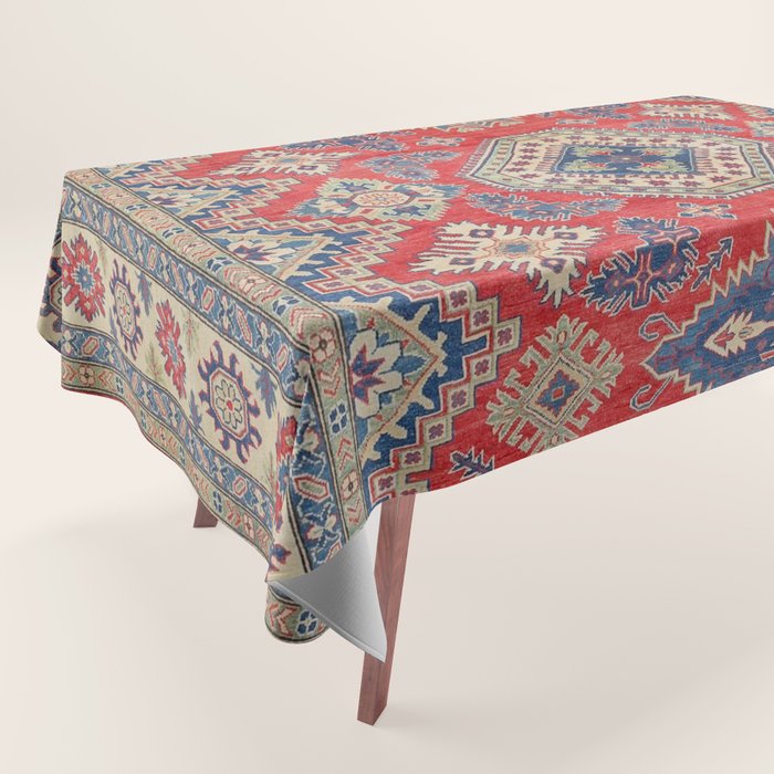 Precious Labryrinth Kazak Persian Handmade Rugs  Tablecloth Gallery Image 1