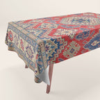 Precious Labryrinth Kazak Persian Handmade Rugs  Tablecloth Gallery Image 1