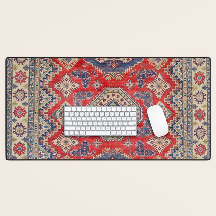 Precious Labryrinth Kazak Persian Handmade Rugs  Desk Mat Gallery Image 1
