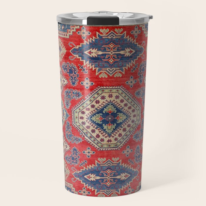 Precious Labryrinth Kazak Persian Handmade Rugs  Travel Mug Gallery Image 1