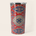 Precious Labryrinth Kazak Persian Handmade Rugs  Travel Mug Gallery Image 1