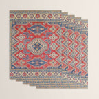 Precious Labryrinth Kazak Persian Handmade Rugs  Wrapping Paper Gallery Image 3