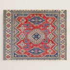 Precious Labryrinth Kazak Persian Handmade Rugs  Jigsaw Puzzle Gallery Image 1