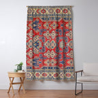 Precious Labryrinth Kazak Persian Handmade Rugs  Window Curtain Gallery Image 5