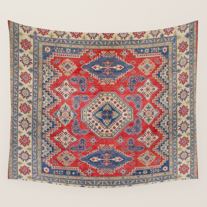 Precious Labryrinth Kazak Persian Handmade Rugs  Wall Tapestry Gallery Image 4