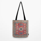 Precious Labryrinth Kazak Persian Handmade Rugs  Tote Bag Gallery Image 2