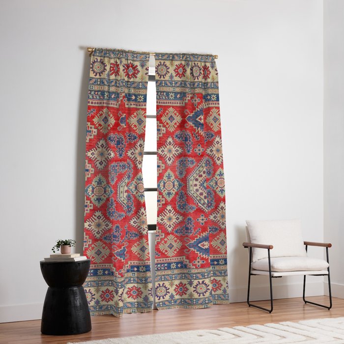 Precious Labryrinth Kazak Persian Handmade Rugs  Window Curtain Gallery Image 2