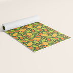 Foliage pattern Yoga Mat Gallery Image 2
