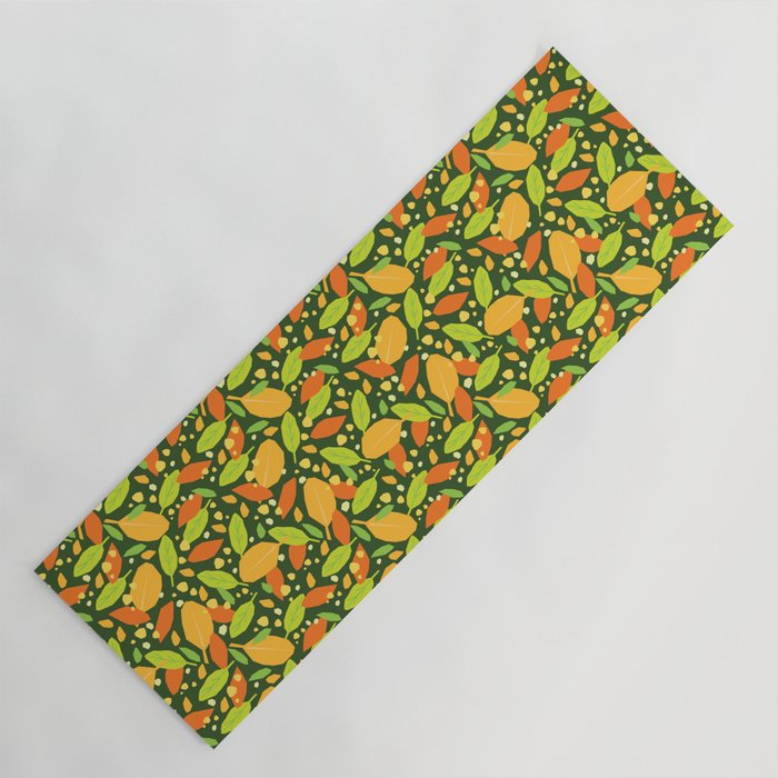 Foliage pattern Yoga Mat Gallery Image 1