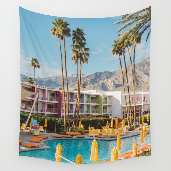 Palm Springs Saguaro Wall Tapestry Gallery Image 1