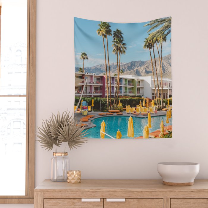 Palm Springs Saguaro Wall Tapestry Gallery Image 2