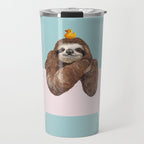 Sloth in Bathtub  Travel Mug Gallery Image 1