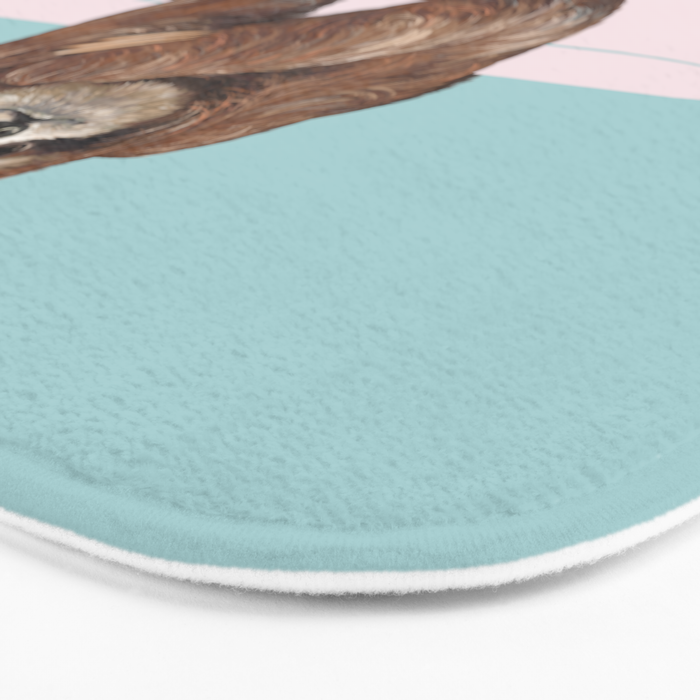 Sloth in Bathtub  Bath Mat Gallery Image 3