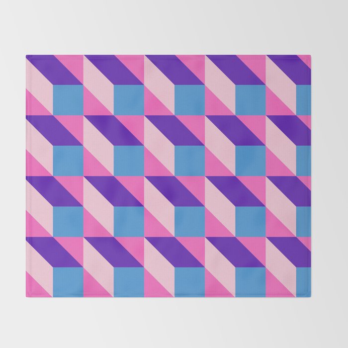 Geometric 01B Throw Blanket Gallery Image 2