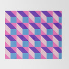 Geometric 01B Throw Blanket Gallery Image 2