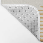Lines Color Shapes - Blue Gold Brown  Bath Mat Gallery Image 2