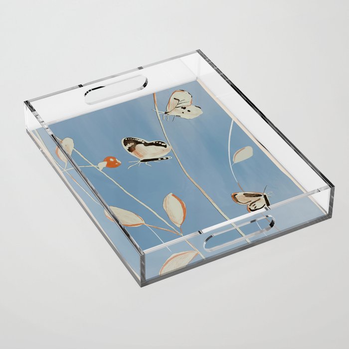 Butterflies 5 Acrylic Tray Gallery Image 1
