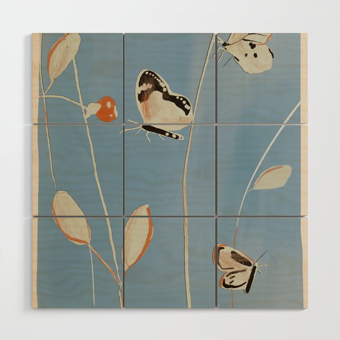 Butterflies 5 Wood Wall Art Gallery Image 1