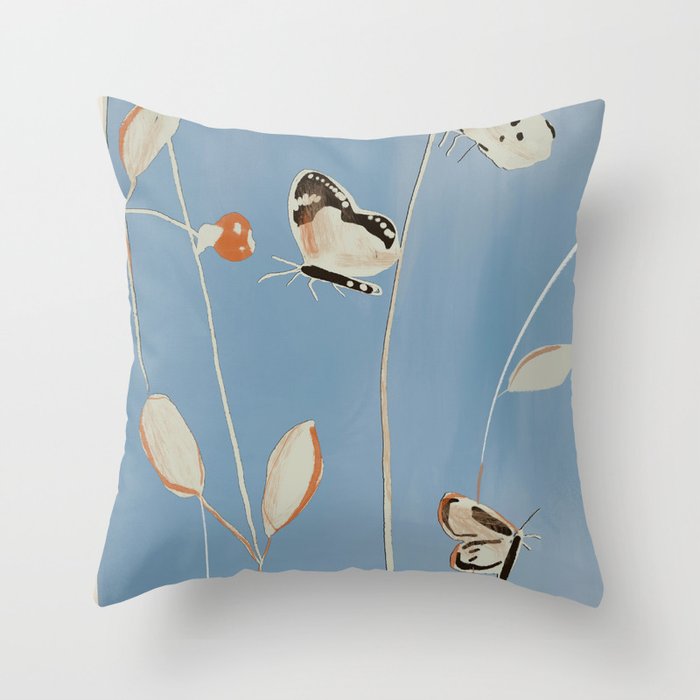 Butterflies 5 Throw Pillow Gallery Image 6