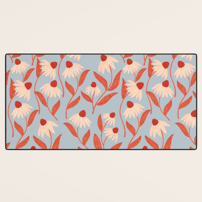 Blue Vase of Daisies Collection Desk Mat Gallery Image 3
