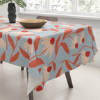 Blue Vase of Daisies Collection Tablecloth Gallery Image 3