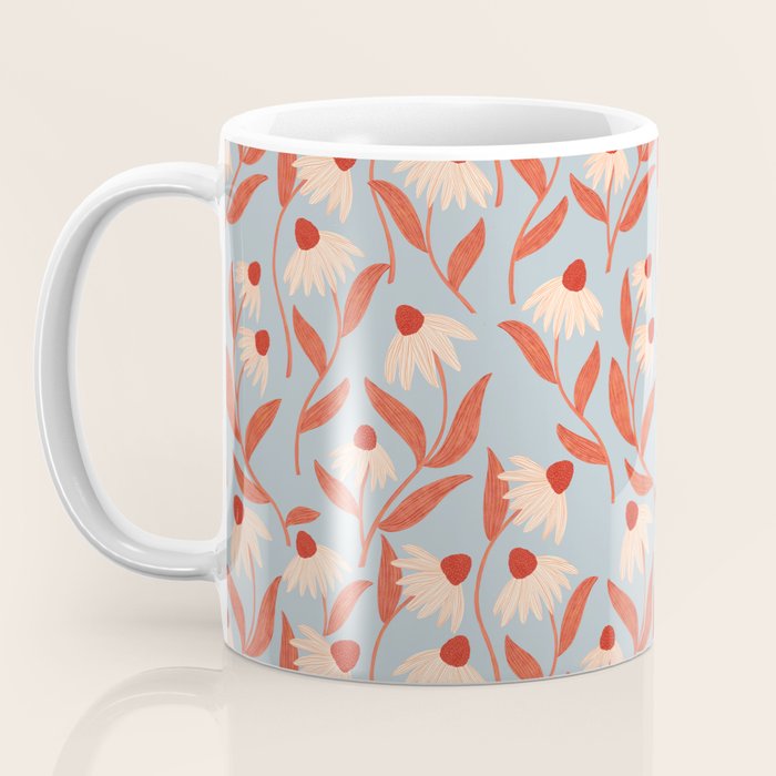 Blue Vase of Daisies Collection Coffee Mug Gallery Image 3